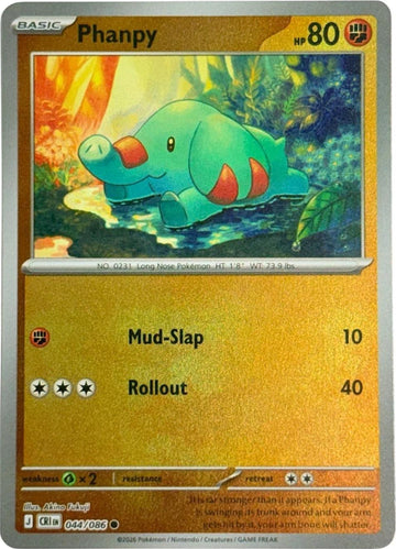 Phanpy - 044/086 - Common [me04-044] [Reverse Holo]