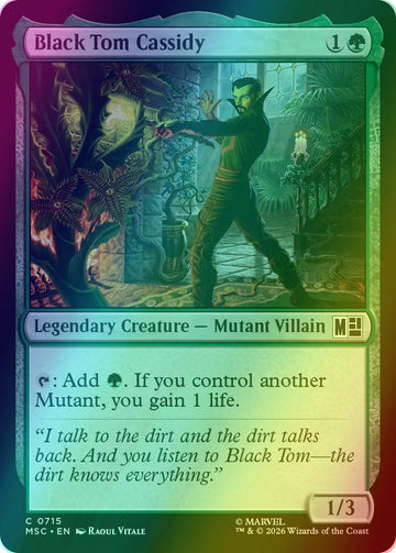 Black Tom Cassidy [715] [Jumpstart] [Marvel Super Heroes: Commander] [Foil]