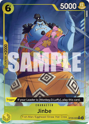 Jinbe (Full Art) - ST29-005 - (Starter Deck 29: Egghead)
