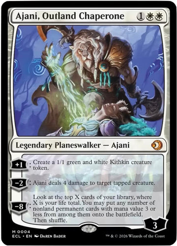 Ajani, Outland Chaperone [ECL] - Near Mint