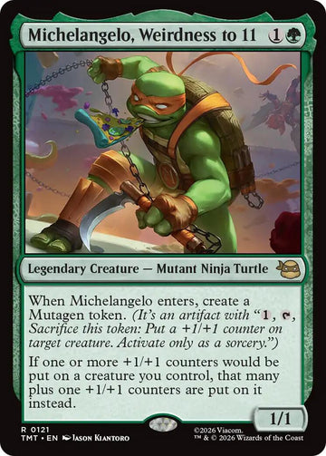 Michelangelo, Weirdness to 11 [TMT] - Near Mint