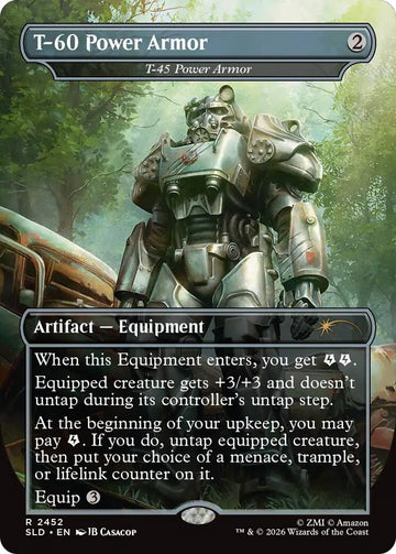 T-60 Power Armor - T-45 Power Armor [SLD] - Near Mint