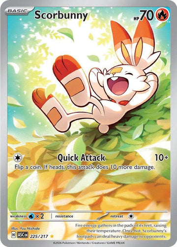 Scorbunny - 225/217 [ASC] - Near Mint
