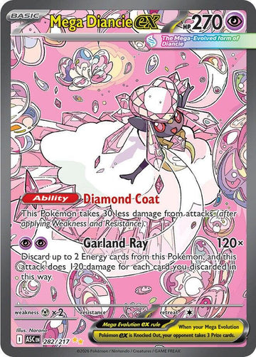 Mega Diancie ex - 282/217 - 282/217 - (ME: Ascended Heroes)
