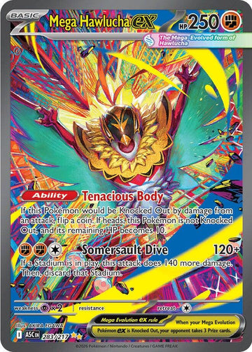 Mega Hawlucha ex - 283/217 [ASC] - Near Mint