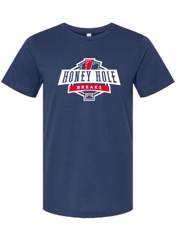 Honey Hole Breaks T-Shirt Navy Blue