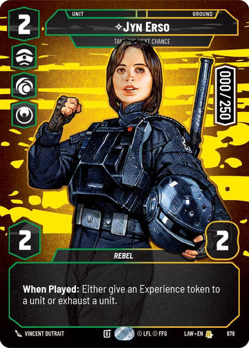 Jyn Erso - Take the Next Chance (Serialized) (878) (878) [A Lawless Time]