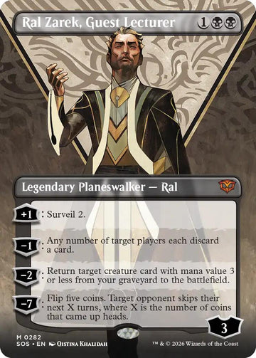 Ral Zarek, Guest Lecturer (Borderless) [SOS] - Near Mint
