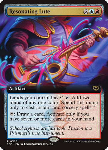 Resonating Lute (Extended Art) [SOS] - Near Mint