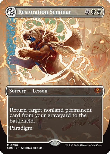 Restoration Seminar (Borderless) [SOS] - Near Mint