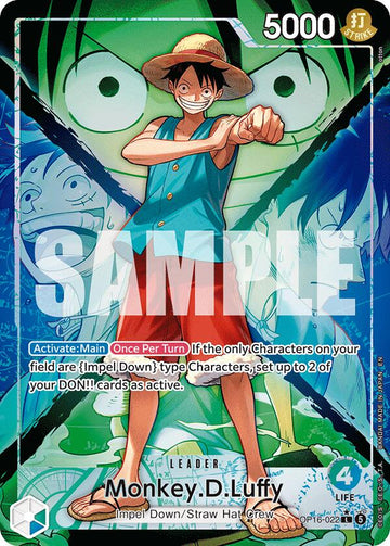 Monkey.D.Luffy (022) (Alternate Art) - OP16-022 - (The Time of Battle)