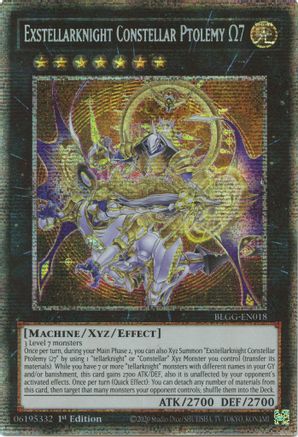 Exstellarknight Constellar Ptolemy Omega 7 (Starlight Rare) Starlight Rare - Battles of Legend: Glorious Gallery 1st Edition