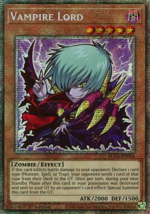 Vampire Lord (Starlight Rare) Starlight Rare - Battles of Legend: Glorious Gallery 1st Edition