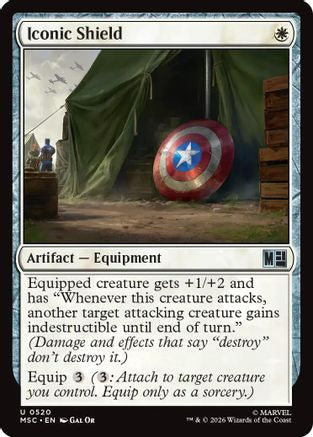 Iconic Shield - Commander: Marvel Super Heroes