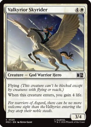 Valkyrior Skyrider - Commander: Marvel Super Heroes Foil