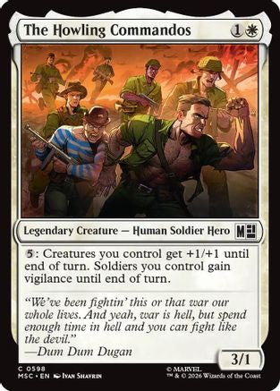 The Howling Commandos - Commander: Marvel Super Heroes Foil
