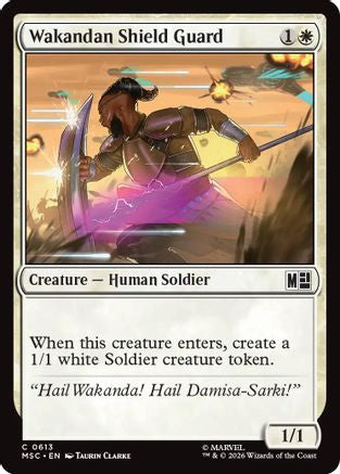 Wakandan Shield Guard - Commander: Marvel Super Heroes