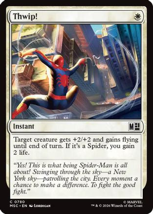 Thwip! - Commander: Marvel Super Heroes Foil