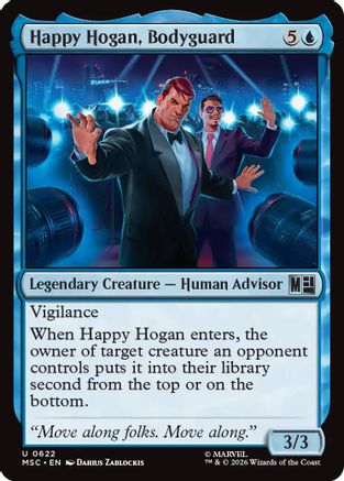 Happy Hogan, Bodyguard - Commander: Marvel Super Heroes Foil