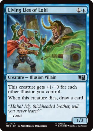 Living Lies of Loki - Commander: Marvel Super Heroes Foil
