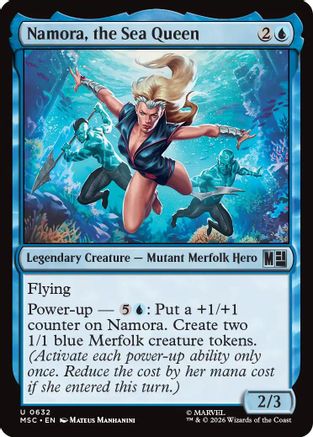 Namora, the Sea Queen - Commander: Marvel Super Heroes