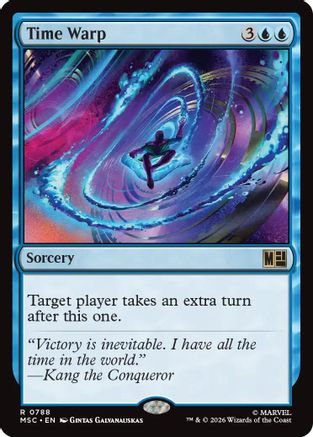 Time Warp - Commander: Marvel Super Heroes Foil