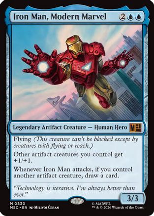 Iron Man, Modern Marvel - Commander: Marvel Super Heroes