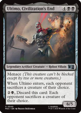 Ultimo, Civilization's End - Commander: Marvel Super Heroes Foil