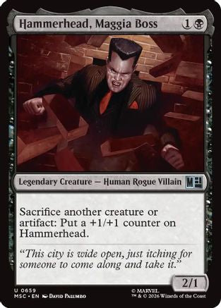Hammerhead, Maggia Boss - Commander: Marvel Super Heroes