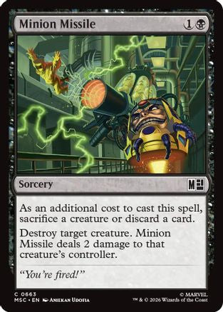 Minion Missile - Commander: Marvel Super Heroes