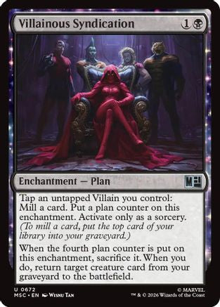 Villainous Syndication - Commander: Marvel Super Heroes