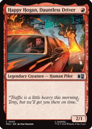 Happy Hogan, Dauntless Driver (0545) - Commander: Marvel Super Heroes