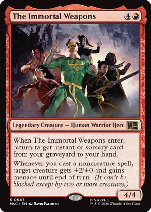 The Immortal Weapons - Commander: Marvel Super Heroes Foil