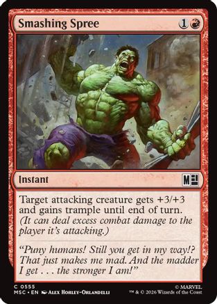 Smashing Spree - Commander: Marvel Super Heroes