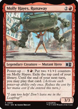 Molly Hayes, Runaway - Commander: Marvel Super Heroes
