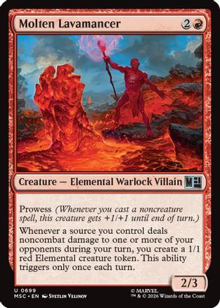 Molten Lavamancer - Commander: Marvel Super Heroes