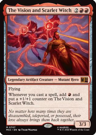 The Vision and Scarlet Witch - Commander: Marvel Super Heroes Foil
