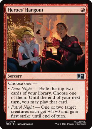 Heroes' Hangout - Commander: Marvel Super Heroes Foil