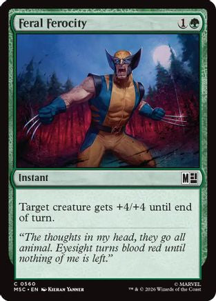 Feral Ferocity - Commander: Marvel Super Heroes