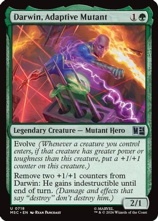 Darwin, Adaptive Mutant - Commander: Marvel Super Heroes Foil