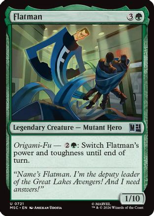 Flatman - Commander: Marvel Super Heroes