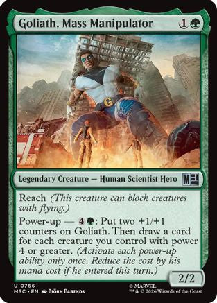 Goliath, Mass Manipulator - Commander: Marvel Super Heroes