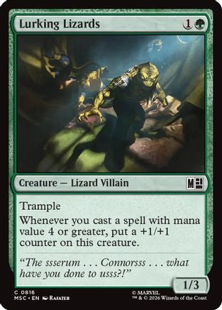 Lurking Lizards - Commander: Marvel Super Heroes Foil