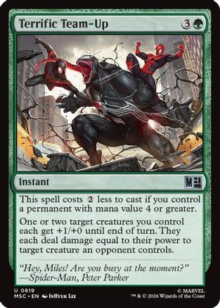 Terrific Team-Up - Commander: Marvel Super Heroes Foil