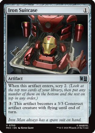 Iron Suitcase - Commander: Marvel Super Heroes Foil