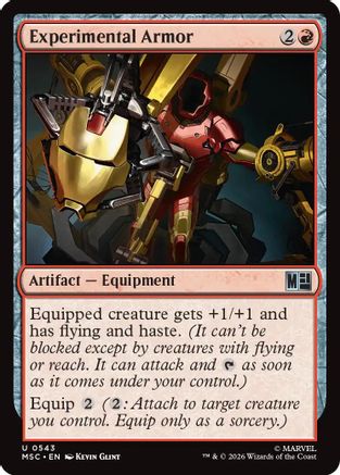 Experimental Armor - Commander: Marvel Super Heroes Foil