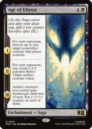 Age of Ultron (Surge Foil) - Commander: Marvel Super Heroes Foil