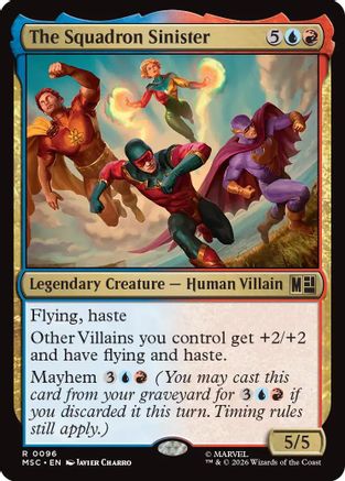 The Squadron Sinister (Surge Foil) - Commander: Marvel Super Heroes Foil