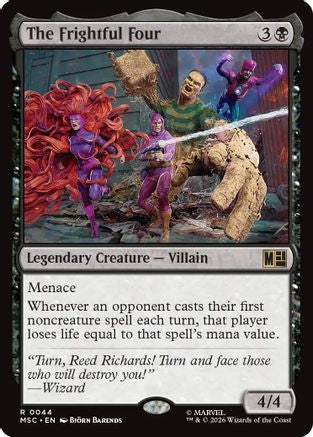The Frightful Four (Surge Foil) - Commander: Marvel Super Heroes Foil