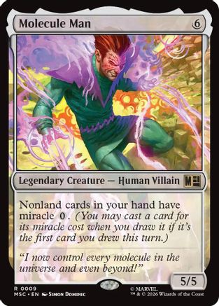 Molecule Man (Surge Foil) - Commander: Marvel Super Heroes Foil